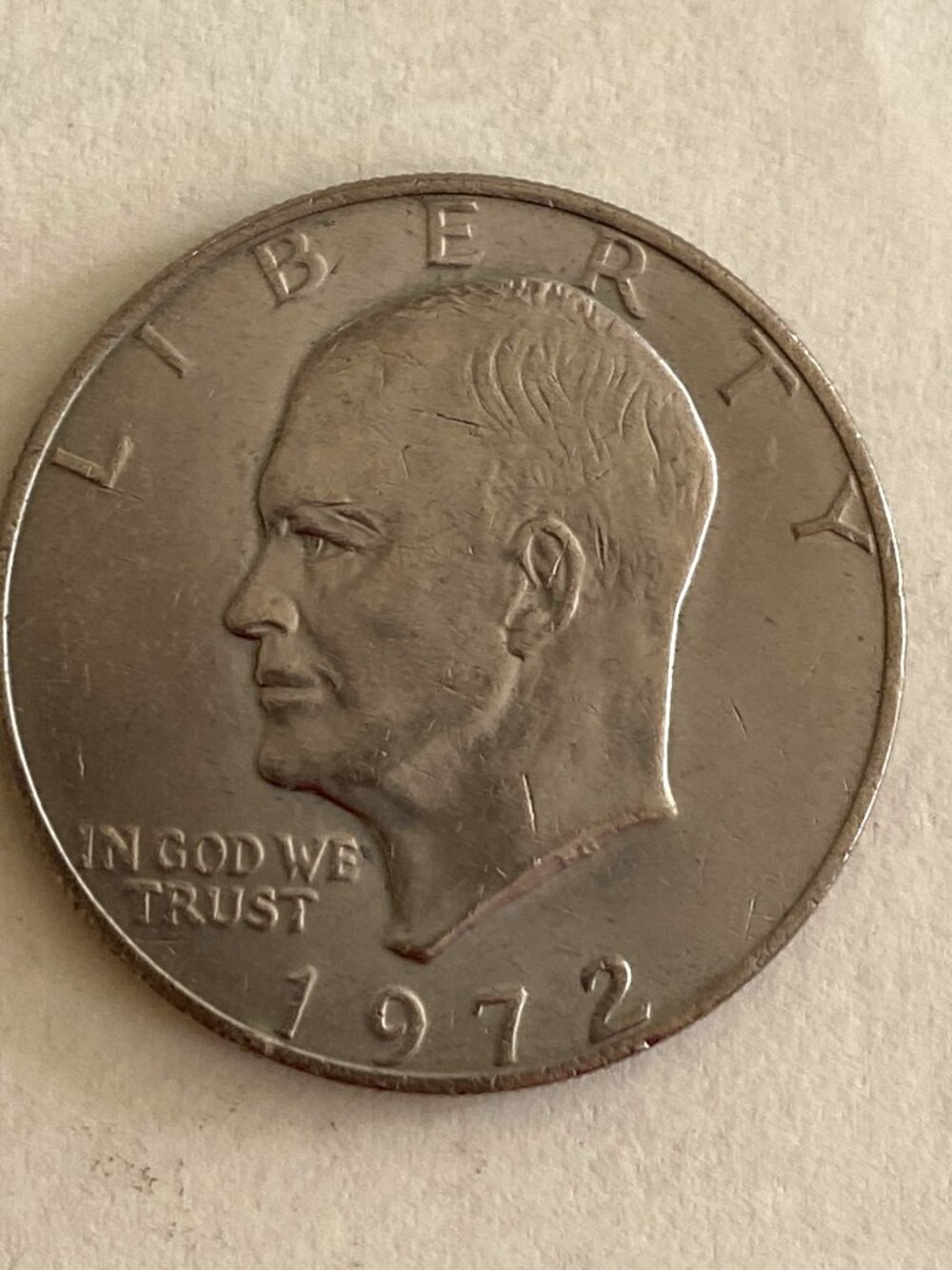 1972 Eisenhower "Ike" Dollar Coin $1 United States One Dollar Circulated
